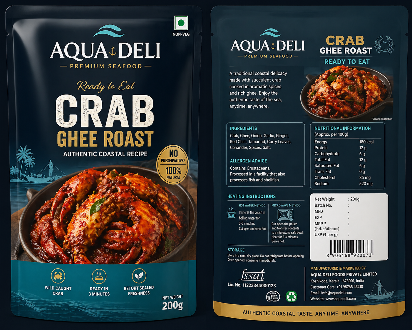 Aqua Deli packaging preview
